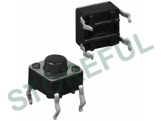 KAN0611-0431B  6x6x4.3 mm Тактовые кнопки