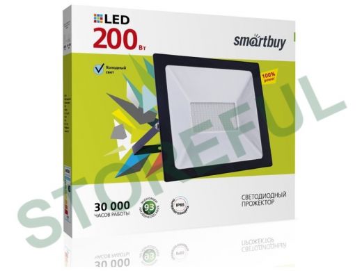 Прожектор светодиодный 200W, Smartbuy-200W/6500K/IP65 (SBL-FLSMD-200-65K) FL SMD LED