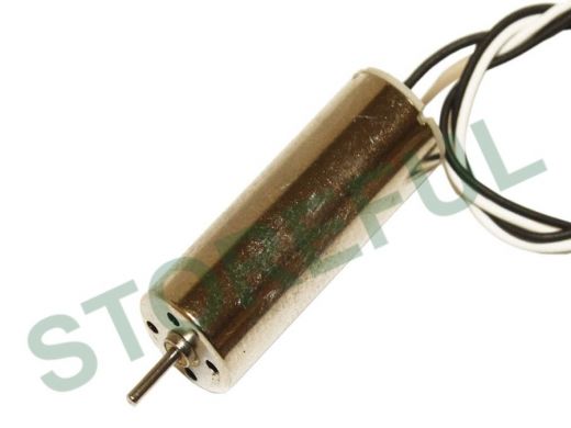 Двигатель 3,7V RC8523WB (L/Dдвиг=23/8,5mm, L/Dвала=8,5/1,0mm, 47500об/м, 0,08А, выв.ч/б.) для авиамо