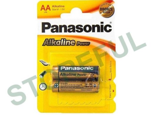 Батарейка LR6  Panasonic Alkaline BL-2 (блистер:2шт,коробка: 48шт) (цена за шт)