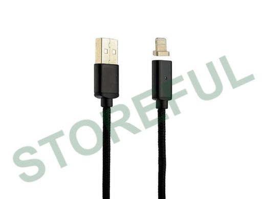 Шнур USB / Lightning (iPhone) AVS (1м) магнитный IP-M5 (блистер)