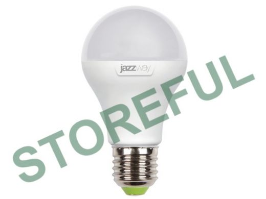 Светодиодная лампа A60 Е27  7W 4000K  JazzWay PLED-ECO  580Lm, аналог 60Вт, 230/50