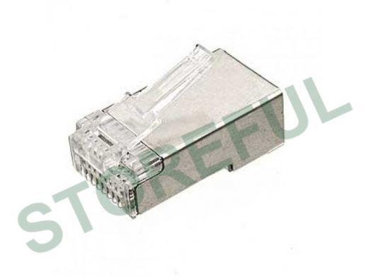 RJ45 (TP-8P8C) STP RJ раъём с экраном на витую пары