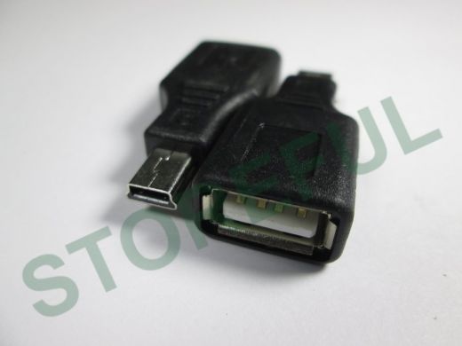 переходник USB A гнездо - mini USB B 5pin штекер(Nokia/HTC)