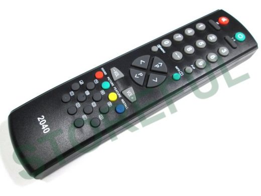 Телевиз. пульт  VESTEL RC-2040/2140 Sanyo черный  ic STV-2026MKII