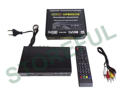 DVB-211413 OPENBOX GOLD DVB-009 металлический корпус, дисплей, приставка для цифрового телевидения