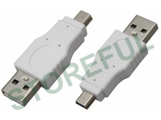 Переходник штекер USB-A (Male)-штекер miniUSB (Male) REXANT