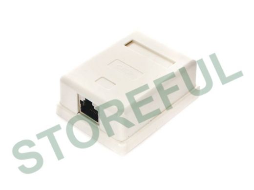 Розетка NAS212 RJ-45 кат.STP 5e внешняя экранированная 1 порт, 110&Krone NAS212