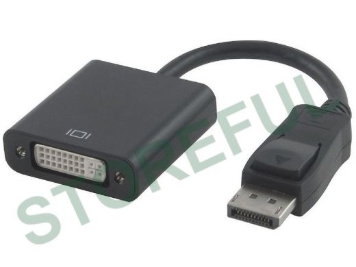 Переходник DisplayPort - DVI Cablexpert A-DPM-DVIF-002, 20M/19F, черный, пакет A-DPM-DVIF-002