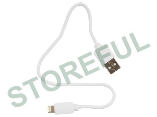 Шнур USB / Lightning (iPhone) Гарнизон GCC-USB2-AP2-0.3M-W AM/Lightning, 0.3м, белый,