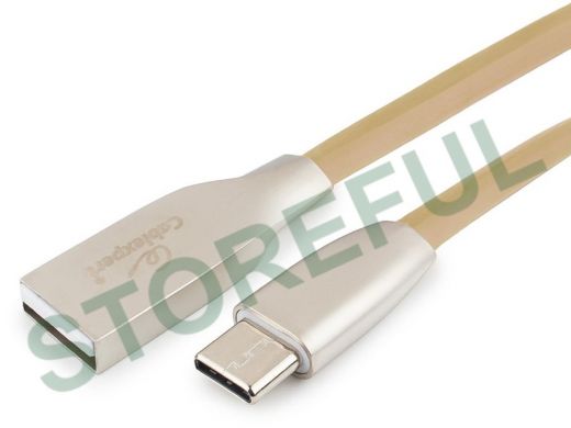 Шнур USB / Type-C Cablexpert CC-G-USBC01Gd-1M, AM/Type-C, серия Gold, длина 1м, золотой, блистер