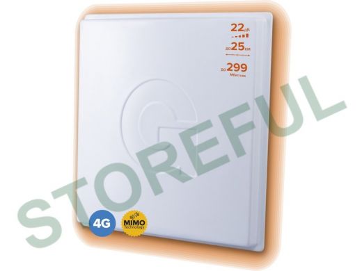 Антенна  22дБ МИМО 2600 4G,Wi-Fi  LTE-22MF LTE 2500-2700 МИМО 75 Ом 2хF-разъём