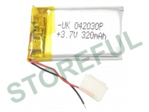 Аккумулятор универсальный 4/20/30мм (3.7v) 320mAh