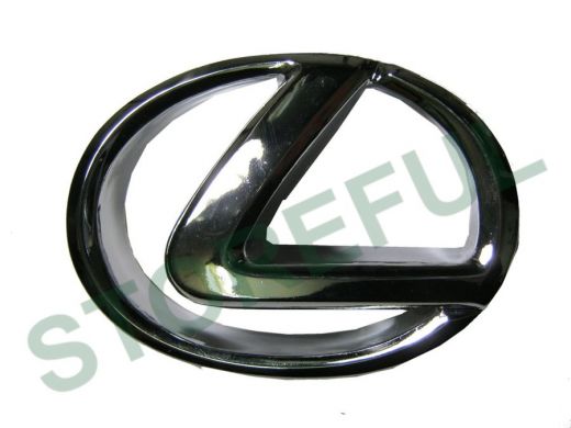 Эмблемма пластик в п/э знак Lexus хром 9,5x6,8 см 01395 