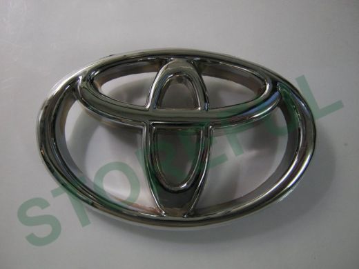 Эмблемма пластик в п/э знак Toyota хром 9,2x6 см 