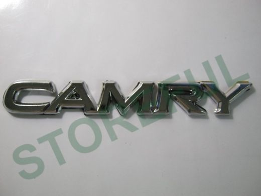 Эмблемма пластик в п/э надпись CAMRY хром 16,3x2 см 01351   01351