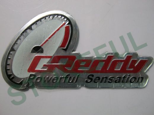 Наклейка GReddy Powerful Sensation 12x6 см на двухстороннем скотче №36