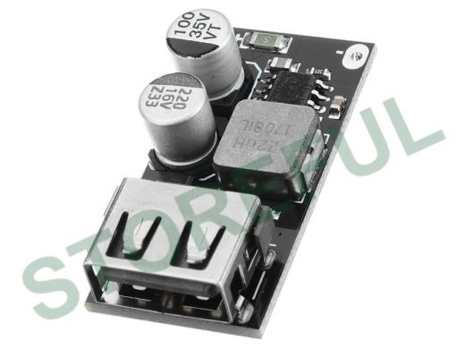 1- канальный модуль быстрой зарядки USB 12V24V  QC2.0 QC3.0  "BP-81453"