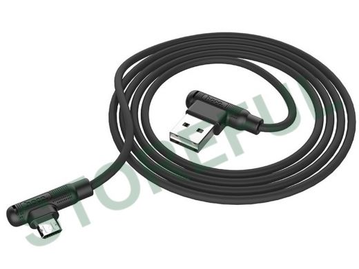 Кабель микро USB (AM/microBM)  HOCO X46 USB 2.4A HOCO Черный (microUSB) 1м