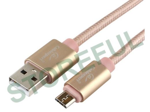 Кабель микро USB (AM/microBM)  1.0 м Cablexpert CC-U-mUSB02Gd-1M, USB 2.0, серия Ultra, золотой