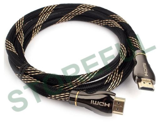 Шнур  HDMI / HDMI  1,5м  Cablexpert CCP-HDMI8K-1.5M  v2.1,8K,19M/19M,черный,позол.разъемы,экран