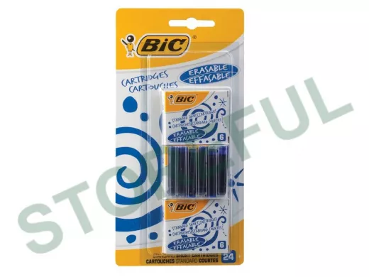 Картриджи чернильные "BR-100739", комплект 24 шт., блистер, синие