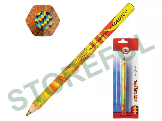 Карандаш с многоцветным грифелем "BR-101569" , 1шт., Magic "Original", 5,6 мм, блистер