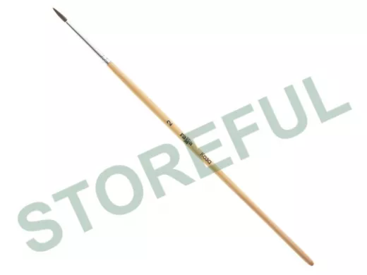 Кисть коза "BR-102457" (1 штука), круглая, №2, 280618.02.002