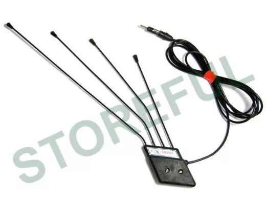 "EXTRIME-2" BLACK автомобильная  желобковая антенна для автомагнитолы, диапазон FM, УКВ