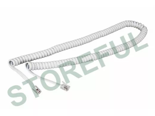 Телефонный кабель витой  7,0 белый REXANT