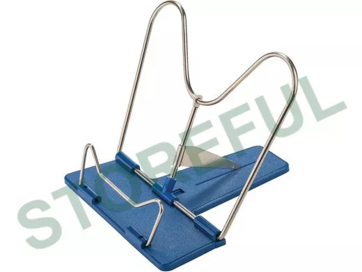 Подставка для книг, пластик/металл никелированный, европодвес "BR-108466"