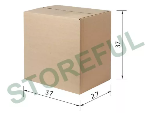 Гофроящик, длина 370 х ширина 270 х высота 370 мм, "KRB-109323 "Т22, профиль В,  ГОСТ