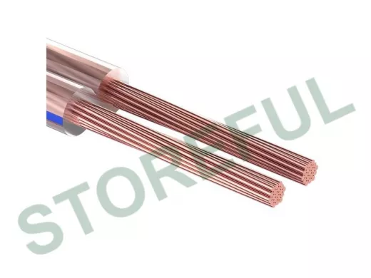 Кабель акустический прозрачный 2х2,0 мм.кв. Blue Line  100m  PROconnect