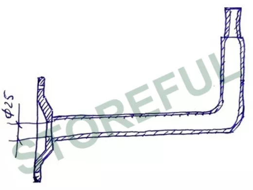 Кронштейн для антенн и видеокамер, вылет 50 см 