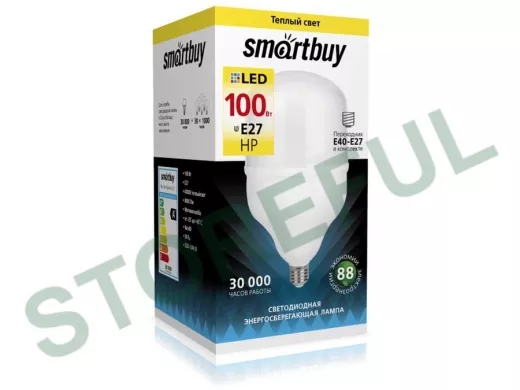 Светодиодная (LED) Лампа Smartbuy-HP-100W/4000/E27 (SBL-HP-100-4K-E27)