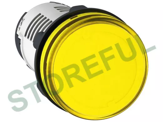 СИГНАЛЬНАЯ ЛАМПА  XB7EV05MP  22ММ 230В ЖЁЛТАЯ "SCHNEIDER ELECTRIC"