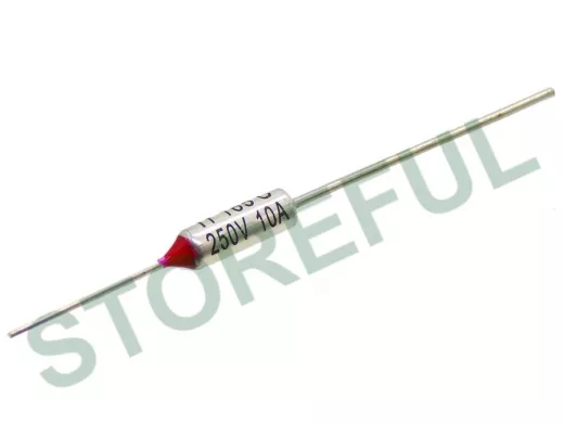 Термопредохранитель на Т=165С, 10А, 250V