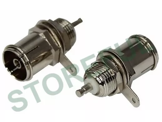 Гнездо TV "метал" на корпус    REXANT