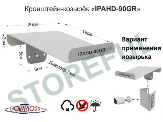 Козырёк для камер видеонаблюдения 