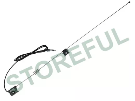 "FIX-105P" CHROM автомобильная  желобковая антенна для автомагнитолы, диапазон FM, УКВ, хром.пружина