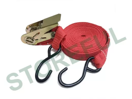 Стяжка крепления груза AVS SGE-404S (эконом) 25мм. х 4м. 400 кг.