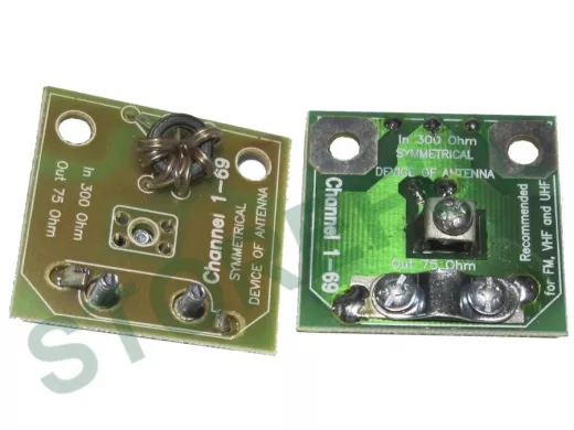 Усилитель для антенны решётка ASP-8 нулёвка "0" МВ/ДМВ Channel 1-69 Украина,ширина 38х37мм (___гр.)
