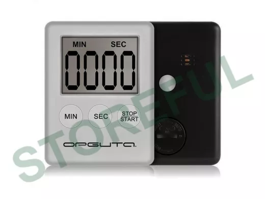 Таймер-секундомер "ABI-128410" серебро