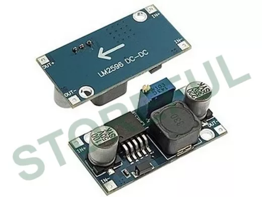 Модуль DC-DC понижающий вход 3,0-40V - вых. 1,3-35V, до 2А (на LM2596)  "BP-129325"