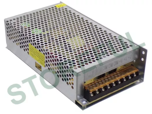 Блок питания  12 Вольт  20000мA  "BP-129353"  встраиваемый   12В- 20А  (корпус alx-18, 200*111*49)