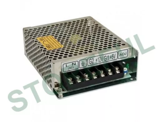 Блок питания  12 Вольт    500мA   "BP-130424" SKS-40  +5V, +12V Импульсные