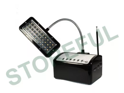 Радиоприемник I'STYLE LM300 + "RPR-13102"светильник, 88-108Мгц, ак.бат.1100мА/ч, бат. 220В, лампа