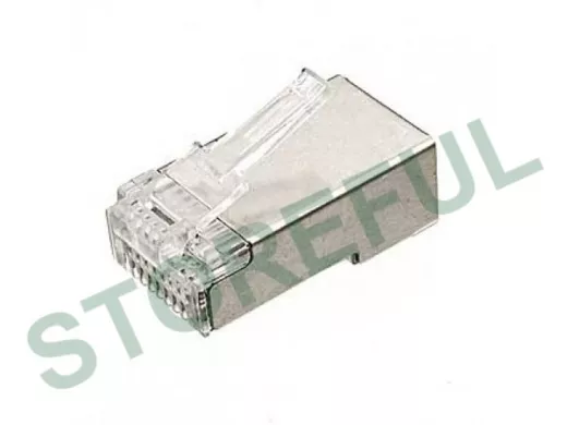 RJ45 (TP-8P8C) STP RJ раъём с экраном на витую пары