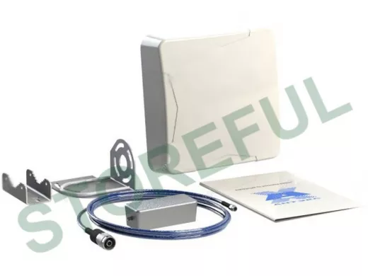 Антенный комплект 800 4G,900 GSM,1800 4G,2100 3G,2600 4G  №7 эконом  (NITSA-5F+адаптер AXA-3000) 1хF