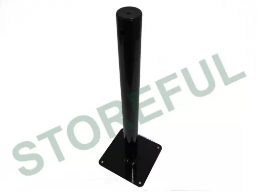 "ОПОРА ДАЧНАЯ- 600-13834" высота 0,6м, черная, садово-парковая для светильников, диаметр трубы 51мм